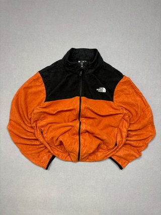 The North Face forro polar naranja y negro talla M