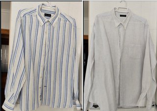 Camisas manga larga Massimo Dutti y Zara Pack 2 U.