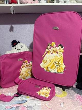 Juego de 3 Maletas Disney Princesas