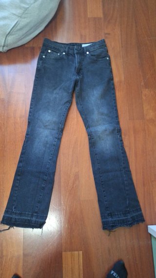 Jeans flared Bershka neri