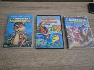 3 Películas DVD En Busca del Valle Encantado