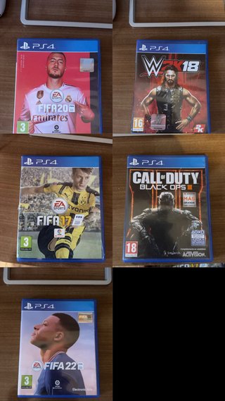 Lote de 5 Juegos para PS4,