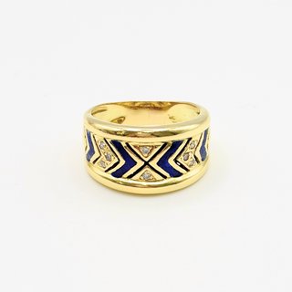 Anillo Oro 18K (750), Talla 14, 7.77gr