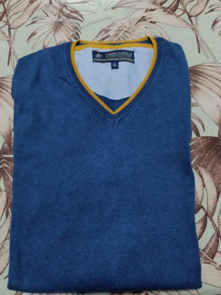 Jersey de pico Valecuatro azul