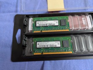 2x 512MB DDR2 RAM Módulos PC2-5300S