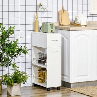 Carrito de Cocina Verdulero con 1 Cajón y 2 Estant