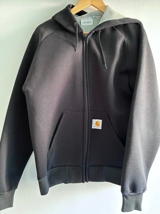 Sudadera con cremallera Carhartt negra