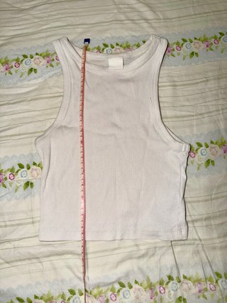 Tank top blanco H&M
