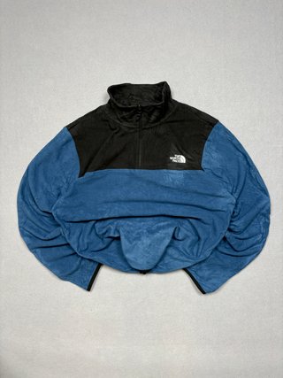 The North Face forro polar media cremallera azul M