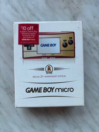 Game Boy Micro Edición Especial 20 Aniversario