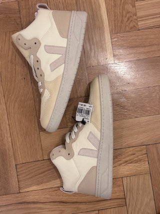 Veja Sneakers Altas Talla 38 Beige/Blanco