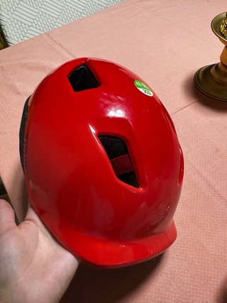 Casco Infantil Btwin Rojo Talla XS