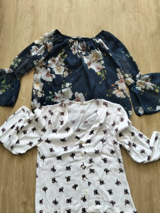 Lote de 2 blusas estampadas