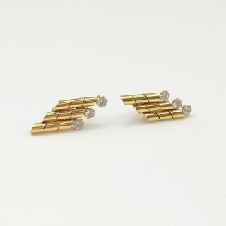 Pendientes de Oro 18k - (750), 2.45gr