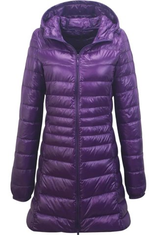 Plumíferos ligero morado talla 2XL y 4XL