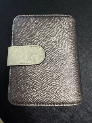 Monedero Tous Piel Beige y Plateado