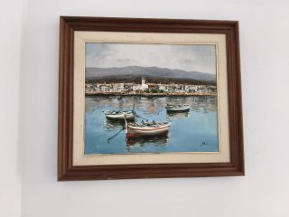 Óleo original pintor Puig