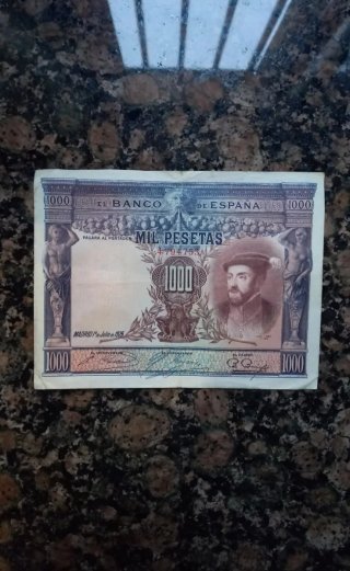 Billete 1000 Pesetas 1925