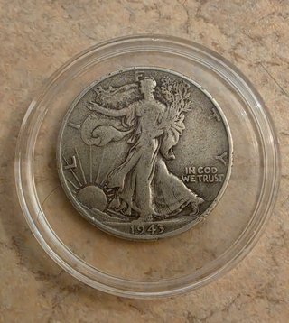 Moneta Mezzo Dollaro 1943 Walking Liberty