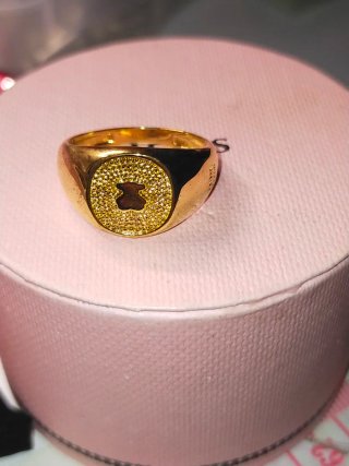 Anillo Sello Tous oro g750