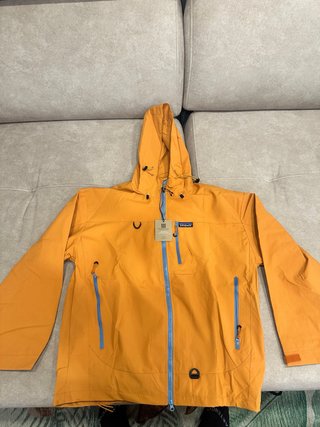Chaqueta cortavientos Patagonia naranja