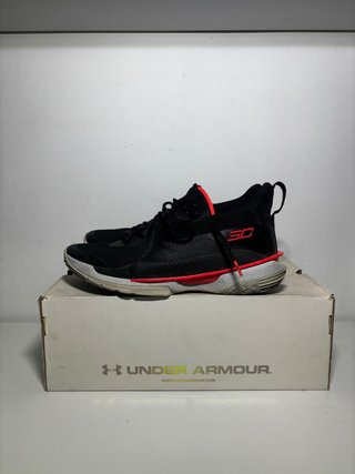 Under Armour Curry 7 Negro/Rojo