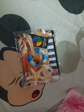 Neceser playero estampado