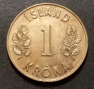 Lote 9 monedas Islandia