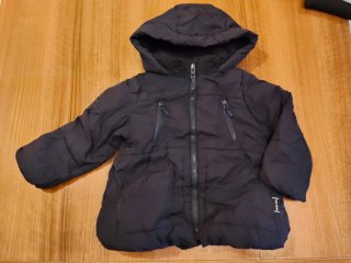 Abrigo infantil azul marino