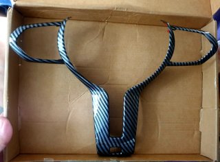 Embellecedor de Volante Fibra de Carbono