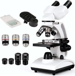 Microscopio Biológico Binocular 40X-1000X