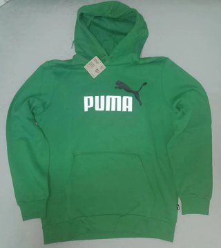 Sudadera Puma Verde con Capucha Sin Usar