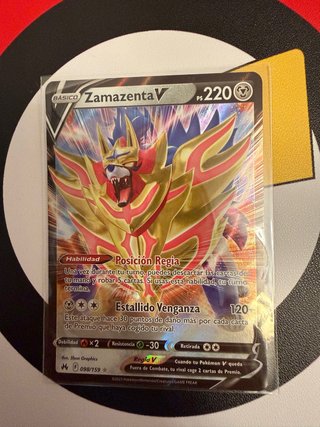 Carta Pokémon Zamazenta V - PS 220