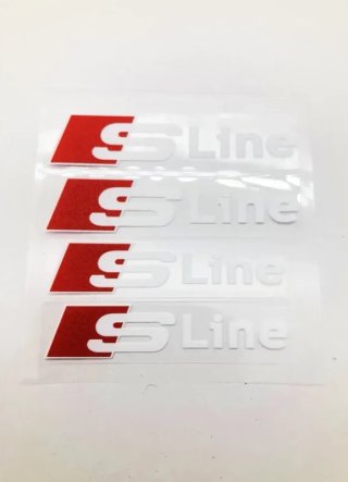 Vinilo pinzas de freno Audi S-Line blanco