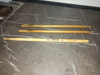 3 Palillos de Batería Vic Firth