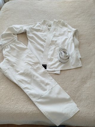 Traje de Yudo Infantil Decathlon Blanco