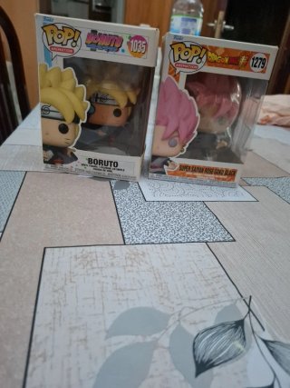 2 Figuras Funko Pop! Boruto y Goku Black