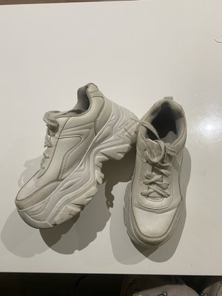 Bambas Blancas con Plataforma talla 36