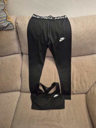 Conjunto estilo Nike Pro Mallas y Top