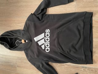Sudadera Adidas Negra con Logo