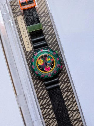 Swatch Aqua Chrono Seppia - SBM102 - 1994