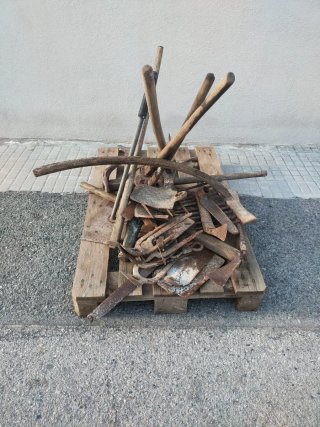 Herramientas antiguas de labranza