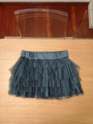 Minifalda de Tul con Volantes