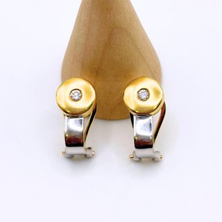 Pendientes de Oro 18k - (750), 5.08gr, Combinado
