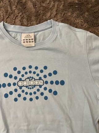 Camiseta Adidas Vintage Azul Talla S