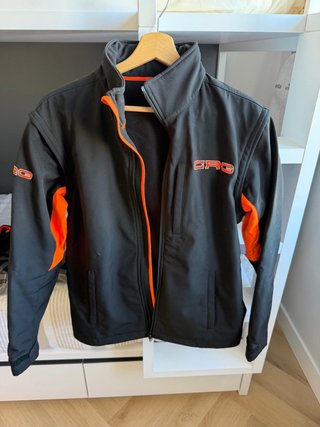 Chaqueta de Karting CRG Negra y Naranja