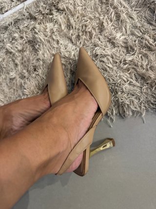 Zapatos Zara Camel Destalonados Talla 38