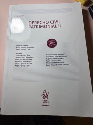 Derecho civil patrimonial II