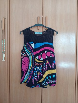 Blusa Desigual estampada