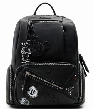 Mochila Desigual Mickey Mouse Negro